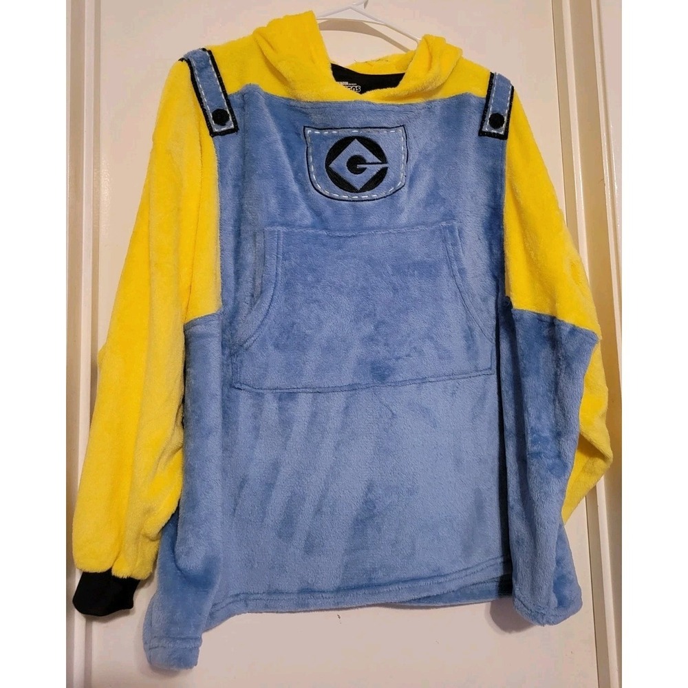 Despicable Me Minions Fleece Hoodie Wearable Blanket Youth Size OSFM - Picture 2 of 6